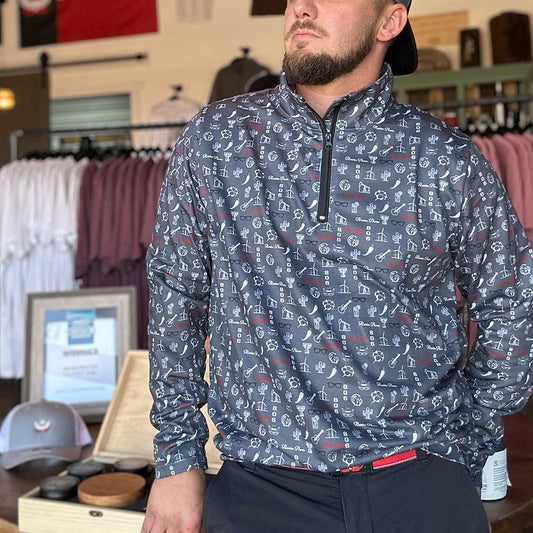Gameday  Pardner MicroPattern 1/4 Zip