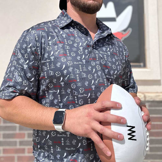 Gameday Pattern Polo
